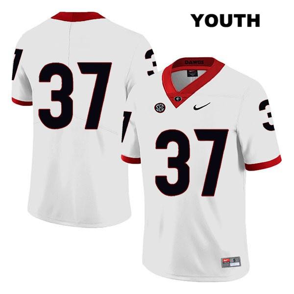 Georgia Bulldogs Youth Patrick Bond #37 NCAA No Name Legend Authentic White Nike Stitched College Football Jersey HMD6256UN